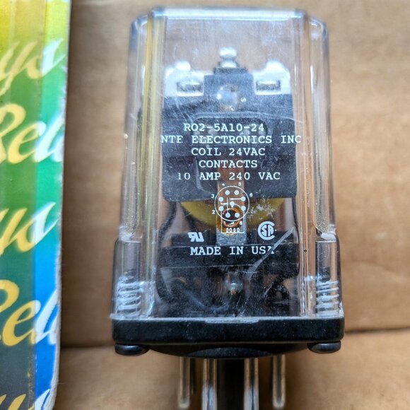 NTC R02-5A10-24 RELAY SPDT 10A 24VAC - Picture 2 of 7